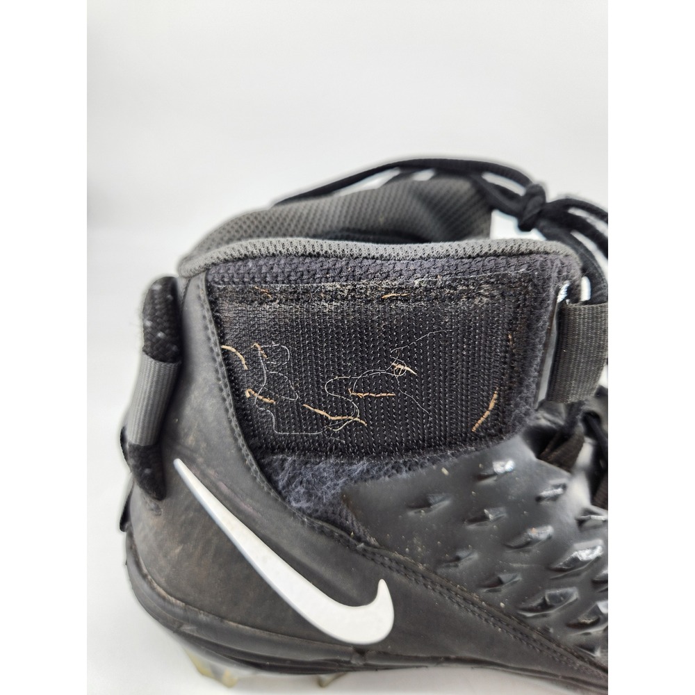 Nike Force Savage Pro 2 Football Cleats Mens 13 Black White AH4000-002 High Top - Picture 7 of 14